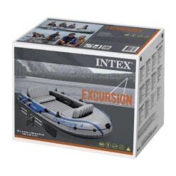 BATEAU GONFLABLE INTEX EXCURSION 4 + 2 AVIRONS + GONFLEUR -Minn Kota Soldes Magasin bateau gonflable intex excursion 4 2 avirons gonfleur 6