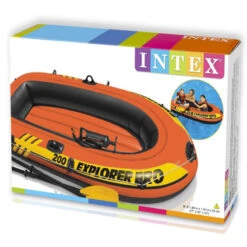 BATEAU GONFLABLE INTEX EXPLORER PRO 200 + 2 RAMES + GONFLEUR -Minn Kota Soldes Magasin bateau gonflable intex explorer pro 200 2 rames gonfleur 2