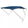 Bimini Alu Brossé 3 Arceaux - Bleu - ORANGEMARINE 185 (largeur) X 110 (hauteur) X 180 (longueur) Cm