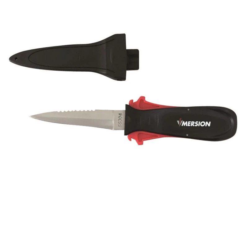 Couteau VULCAN 304SS Avec 2ème étui De Bras Souple ROUGE - Imersion 1 Couteau VULCAN 304SS Avec 2ème étui De Bras Souple ROUGE - Imersion