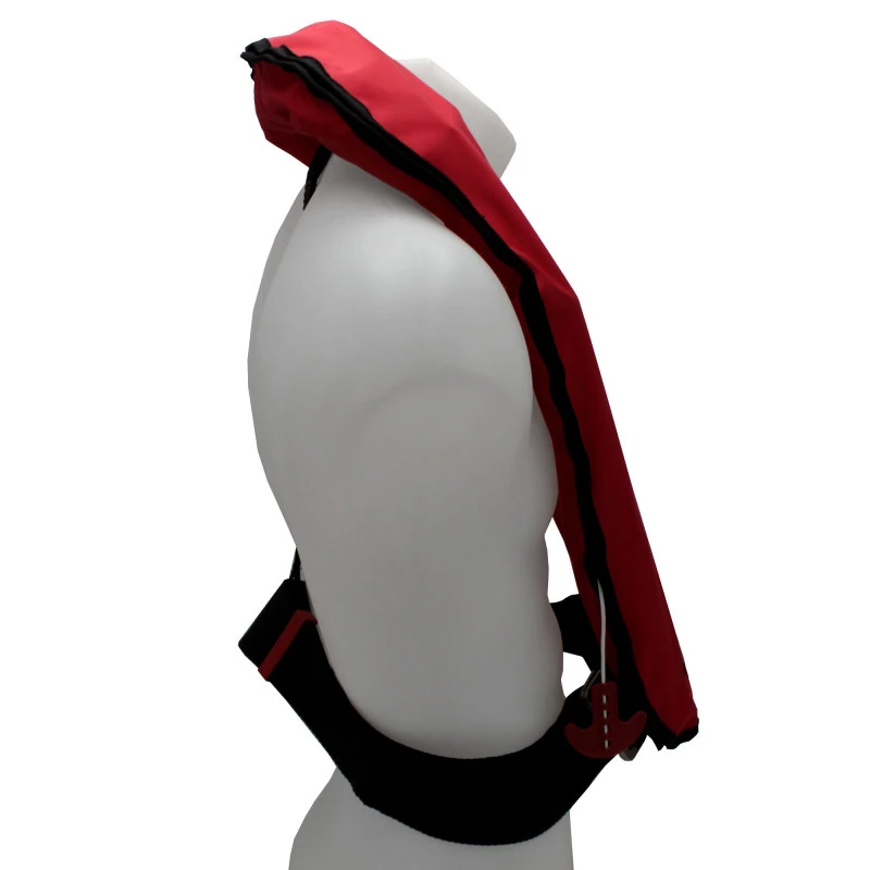 GILET DE SAUVETAGE GONFLABLE AUTOMATIQUE ORANGE MARINE 170N AVEC HARNAIS ESSENTIAL ROUGE 4 GILET DE SAUVETAGE GONFLABLE AUTOMATIQUE ORANGE MARINE 170N AVEC HARNAIS ESSENTIAL ROUGE – Image 4