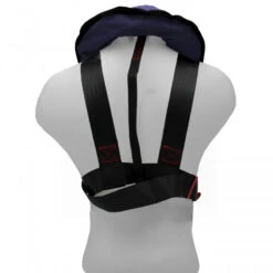 GILET DE SAUVETAGE GONFLABLE MANUEL ORANGE MARINE 170N AVEC HARNAIS ESSENTIAL NAVY -Minn Kota Soldes Magasin gilet de sauvetage gonflable manuel orange marine 170n avec harnais essential navy 2