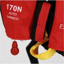 Gilet Gonflable ESSENTIAL ZIP Automatique Avec Harnais 170 N - Rouge -Minn Kota Soldes Magasin gilet gonflable essential zip automatique avec harnais 170 n rouge 6