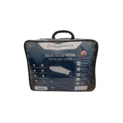 HOUSSE BATEAU MOTEUR BLEU ORANGEMARINE Pour Un Bateau De 400 à 430 Cm De Long X 180 Cm - BLEU -Minn Kota Soldes Magasin housse bateau moteur bleu orangemarine pour un bateau de 400 a 430 cm de long x 180 cm bleu 2
