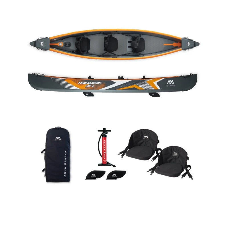 KAYAK AQUA MARINA TOMAHAWK AIR-C 2/3 PERSONNES 2 KAYAK AQUA MARINA TOMAHAWK AIR-C 2/3 PERSONNES – Image 2