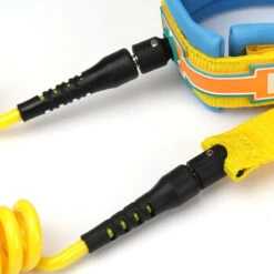 LEASH DE SUP HOWZIT COIL JAUNE/BLEU 9' -Minn Kota Soldes Magasin leash de sup howzit coil jaune bleu 9 1 5