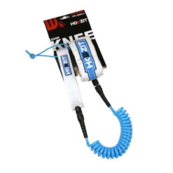 LEASH DE SUP HOWZIT DOWNWIND COIL BLANC/BLEU 6' -Minn Kota Soldes Magasin leash de sup howzit downwind coil blanc bleu 6 1 2