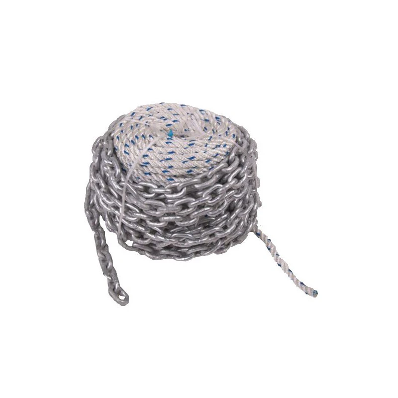 LIGNE DE MOUILLAGE MIXTE Cordage 14mm X 42m, Chaine 8mm X 8m (cordage/chaine) 1 LIGNE DE MOUILLAGE MIXTE Cordage 14mm X 42m, Chaine 8mm X 8m (cordage/chaine)