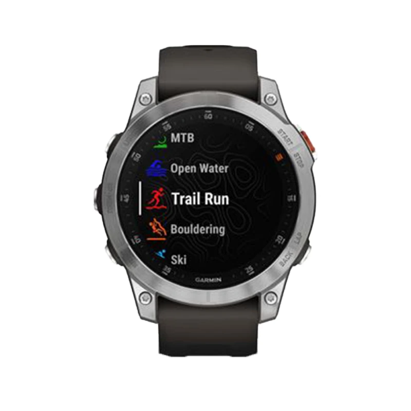 Montre EPIX (Gen2) Acier, Silver Avec Bracelet Gris - GARMIN 3 Montre EPIX (Gen2) Acier, Silver Avec Bracelet Gris - GARMIN – Image 3