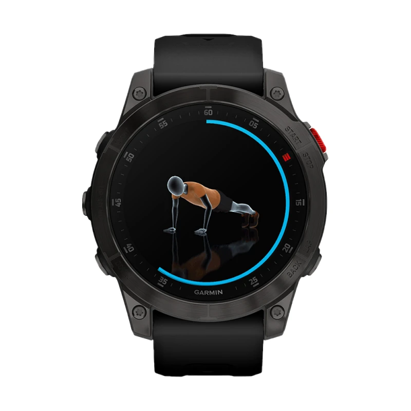 Montre EPIX (Gen2) Sapphire, Titane, Black DLC Avec Bracelet Noir - GARMIN 4 Montre EPIX (Gen2) Sapphire, Titane, Black DLC Avec Bracelet Noir - GARMIN – Image 4