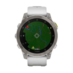 Montre EPIX (Gen2) Sapphire, Titane, Silver Avec Bracelet Blanc - GARMIN -Minn Kota Soldes Magasin montre epix gen2 sapphire titane silver avec bracelet blanc garmin 3