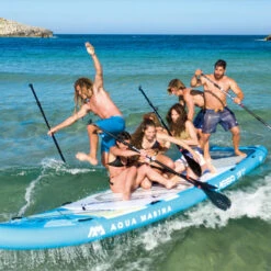 PADDLE GONFLABLE AQUA MARINA MEGA 18.1 2023 -Minn Kota Soldes Magasin paddle gonflable aqua marina mega 181 2022 8