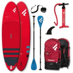 PADDLE GONFLABLE FANATIC FLY AIR 9.8 PURE ROUGE -Minn Kota Soldes Magasin paddle gonflable fanatic fly air 98 pure rouge 2022 1