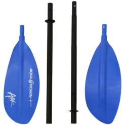 PAGAIE KAYAK AQUADESIGN ATTAK 4 PARTIES 220CM Bleu -Minn Kota Soldes Magasin pagaie kayak aquadesign attak 4 parties 220cm bleu 3