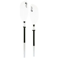 PAGAIE KAYAK AQUADESIGN WHITE 2 PARTIES 215CM -Minn Kota Soldes Magasin pagaie kayak aquadesign white 2 parties 215cm 4