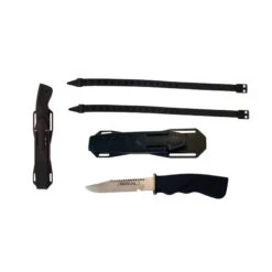 Poignard NARVAL NOIR, Manche Néoprène - Imersion -Minn Kota Soldes Magasin poignard narval noir manche neoprene imersion 2