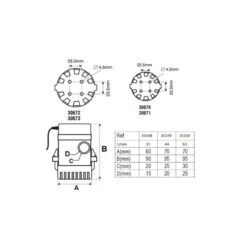 POMPE DE CALE IMMERGÉE NUOVA RADE 500 GPH - 1892 L/h - 12V -Minn Kota Soldes Magasin pompe de cale immergee nuova rade 500 gph 1892 l h 12v 2
