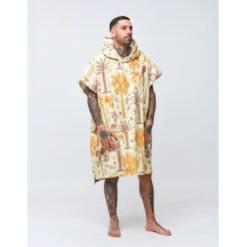 PONCHO AFTER BOTANICAL LINEN -Minn Kota Soldes Magasin poncho after botanical linen 2