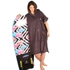 PONCHO AFTER ESSENTIAL WAVES NOIR TU -Minn Kota Soldes Magasin poncho after essential waves noir tu 2