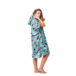 PONCHO AFTER SKETCHBOOK BLEU 5 PONCHO AFTER SKETCHBOOK BLEU -Minn Kota Soldes Magasin poncho after sketchbook bleu 2