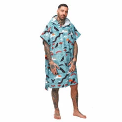 PONCHO AFTER SKETCHBOOK BLEU