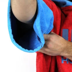 Poncho Howzit Bleu/rouge -Minn Kota Soldes Magasin poncho howzit bleu rouge 3