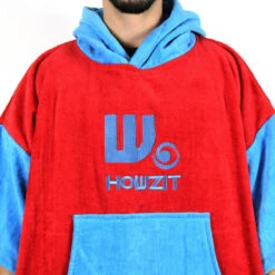 Poncho Howzit Bleu/rouge -Minn Kota Soldes Magasin poncho howzit bleu rouge 8