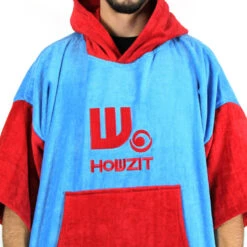 Poncho Howzit Rouge/bleu -Minn Kota Soldes Magasin poncho howzit rouge bleu 7