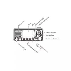 VHF Fixe WP250 - ORANGEMARINE -Minn Kota Soldes Magasin vhf fixe wp250 orangemarine 13