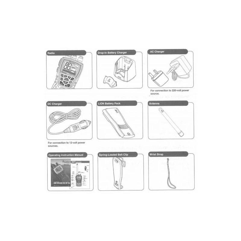 VHF PORTABLE COBRA H350 ÉTANCHE ET FLOTTANTE 9 VHF PORTABLE COBRA H350 ÉTANCHE ET FLOTTANTE – Image 9